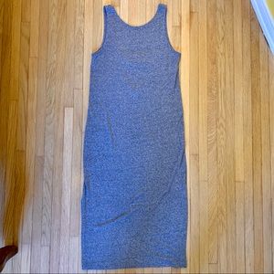 H&M Grey Midi Cutout Dress